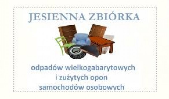 Zbiórka odpadów wielkogabarytowych i zużytych opon samochodów osobowych dla mieszkańców budynków jednorodzinnych i wielorodzinnych