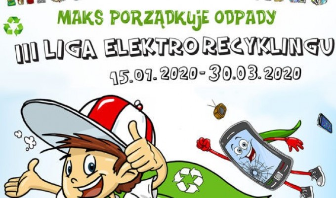 Konkursu Ekologiczny „Mistrz Recyklingu Maks porządkuje odpady”