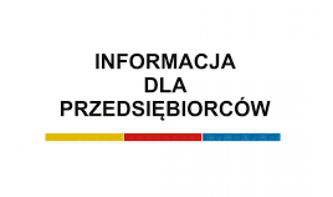 UWAGA PRZEDSIĘBIORCY!